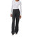 Ponte Straight Leg Pant - Black