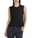 Schoolboy Sleeveless Tee - Black