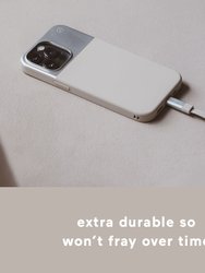 Flat + Weight Fast Charge Lightning Cable + Weight