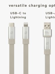 Flat + Weight Fast Charge Lightning Cable + Weight