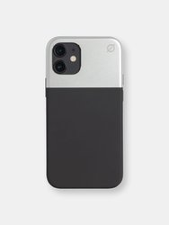 split silicone iPhone 12 Mini case - carbon black