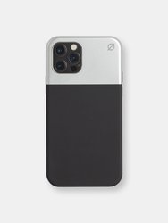 split silicone iPhone 12 | 12 Pro case - carbon black
