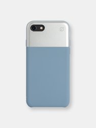 Split Silicone iPhone SE | 8 | 7 | 6 Case - Hydrogen Blue