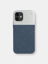 split wood fibre iPhone 12 Mini case - nitrogen blue