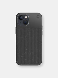 split wood fibre MagSafe iPhone 13 Mini case - carbon black
