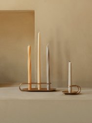 Clip Table Candle Holder - Brass