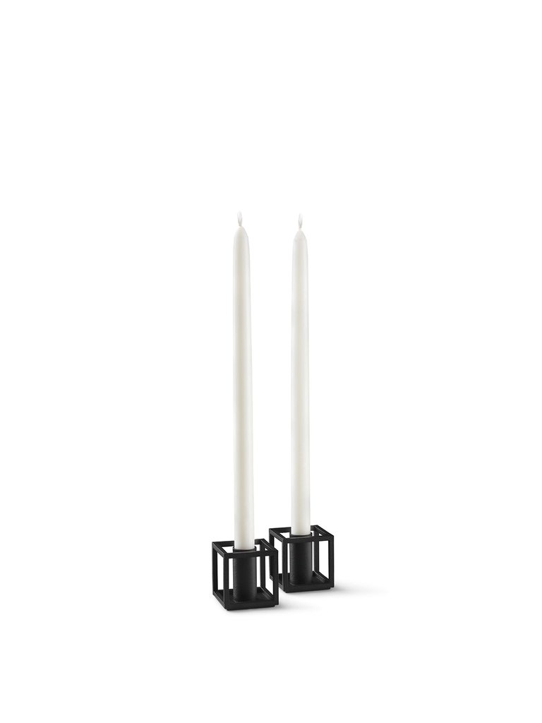 Kubus Micro Candle Holder - Black