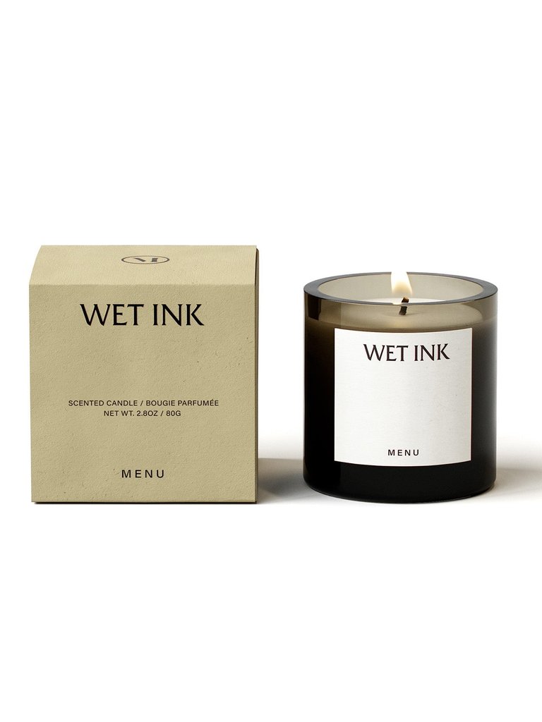 Olfacte Scented Candle, Wet Ink