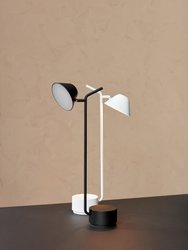 Peek Table Lamp - Powder Coated White
