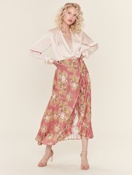 Bonnie Cascade Wrap Skirt