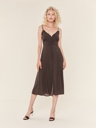 Pippi Juliette Midi Dress - Charcoal