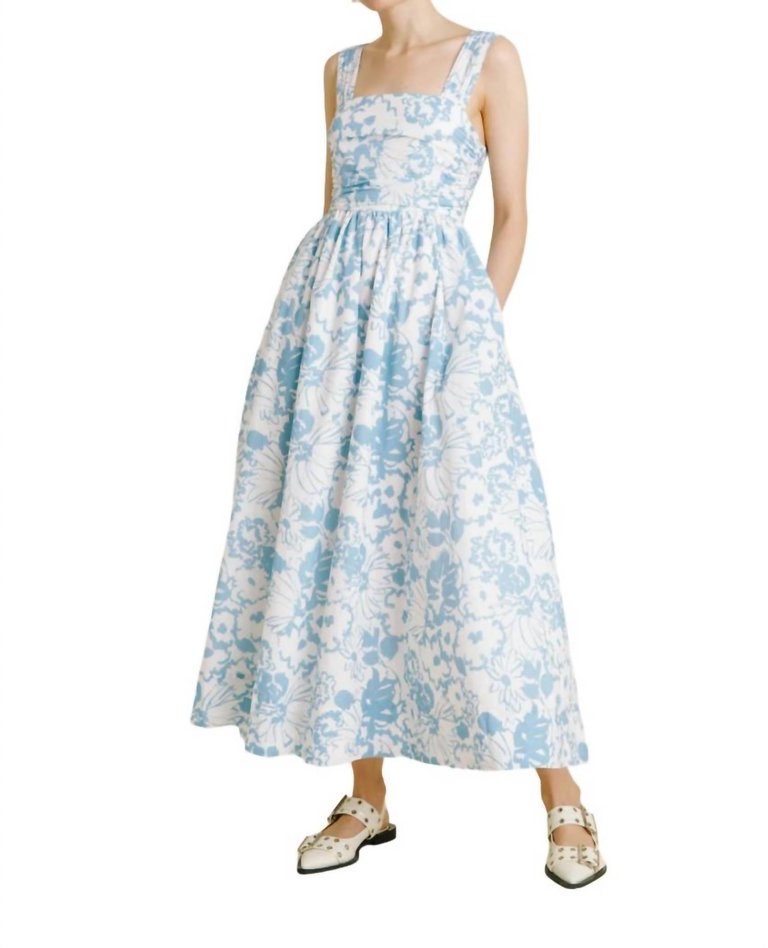 Bonnet Midi Dress In Floral - Floral