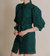 Evergreen Eyelet Dress In Green