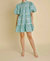 Tea Time Mini Dress In Sea