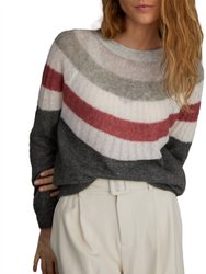Multi Yoke Sweater - Charcoal