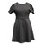 Batwing Skater Dress - Black