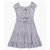 Printed Gauze Babydoll Dress - Purple/Big Girl