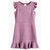 Ruffle Sleeve Skater Dress - Mauve