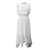 Clip Dot Hankey Maxi Dress - White - White