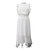 Clip Dot Hankey Maxi Dress - White
