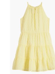 Clip Dot Tiered Party Dress