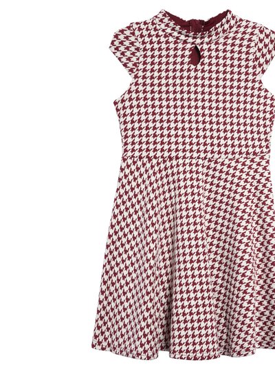 Ava & Yelly Houndstooth Skater Dress product