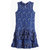 Lace Ruffle Dress - Blue