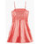 Satin Baby Doll Burnt Dress, Big Girl - Orange