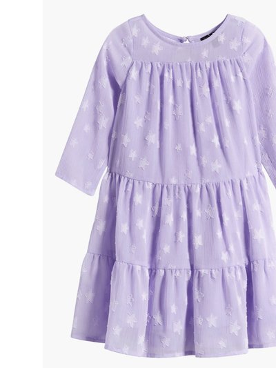 Ava & Yelly Star Long Sleeve Tiered Party Dress product