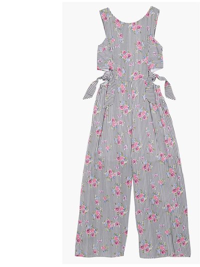 Ava & Yelly Stripe Wide Leg Jumpsuit product