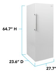 11 Cu. Ft. White Upright Freezer
