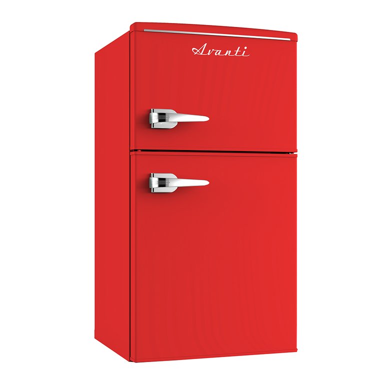 3.0 Cu. Ft. Compact Retro Style Refrigerators - Red