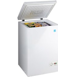 3.5 Cu. Ft. White Chest Freezer