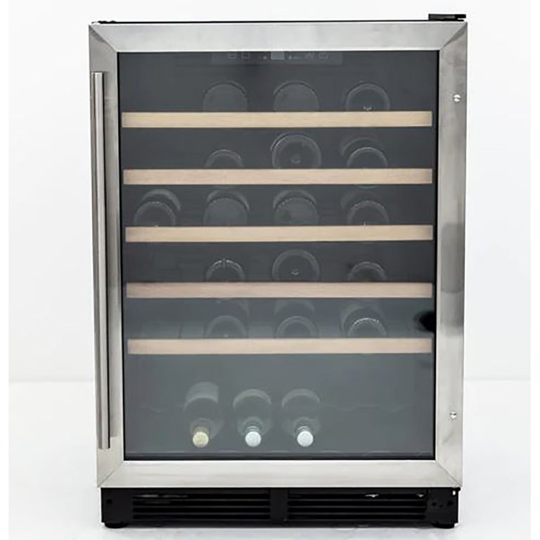 51 Bottle Stainless Steel Wine Cooler