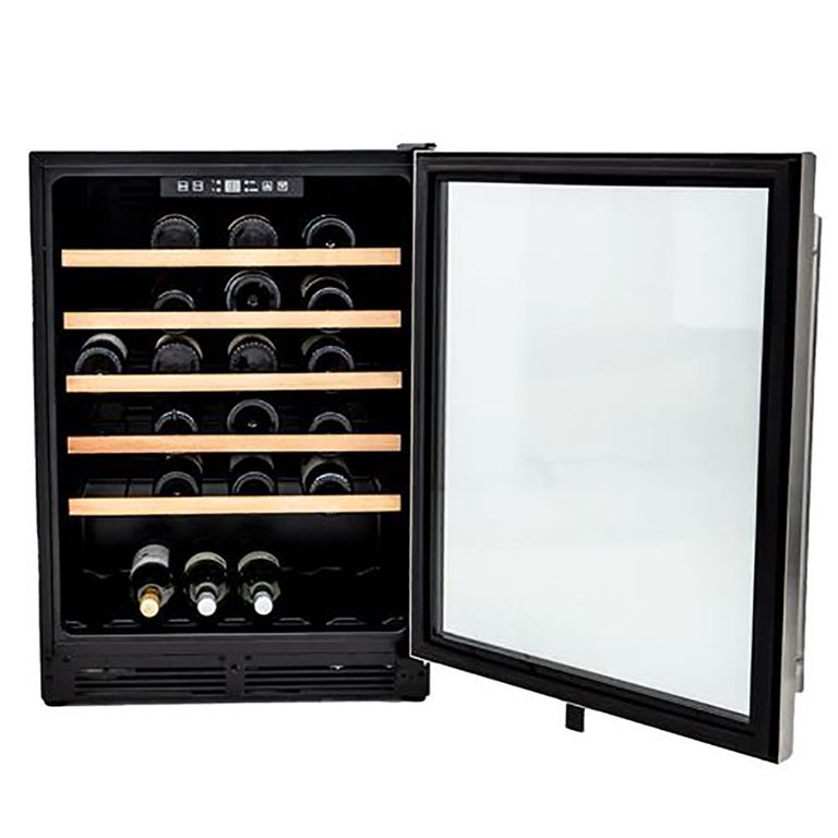 51 Bottle Stainless Steel Wine Cooler