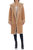 Double-Breasted Faux Shearling Coat - Rosewood