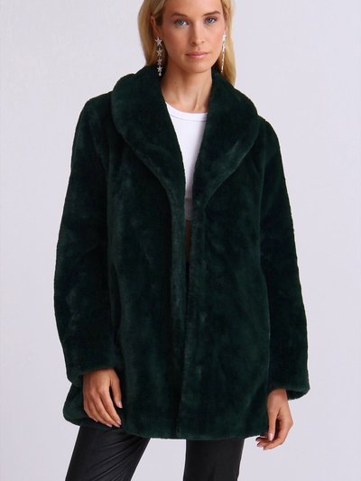 Avec Les Filles Faux Fur Shawl Collar Coat product