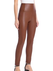 Faux Leather Liquid Legging