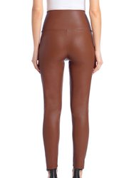 Faux Leather Liquid Legging