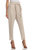 Faux Leather Paperbag Waist Tapered Trouser