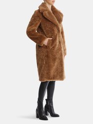 Oversized Teddy Faux Fur Coat