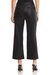 Seam-Front Faux Leather Wide Leg Crop Trouser