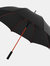 23 Inch Spark Auto Open Storm Umbrella - Solid Black/Red - Solid Black/Red