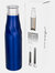 Avenue Hugo Auto Seal Copper Vacuum Insulated Bottle (Blue) (One Size) - Blue