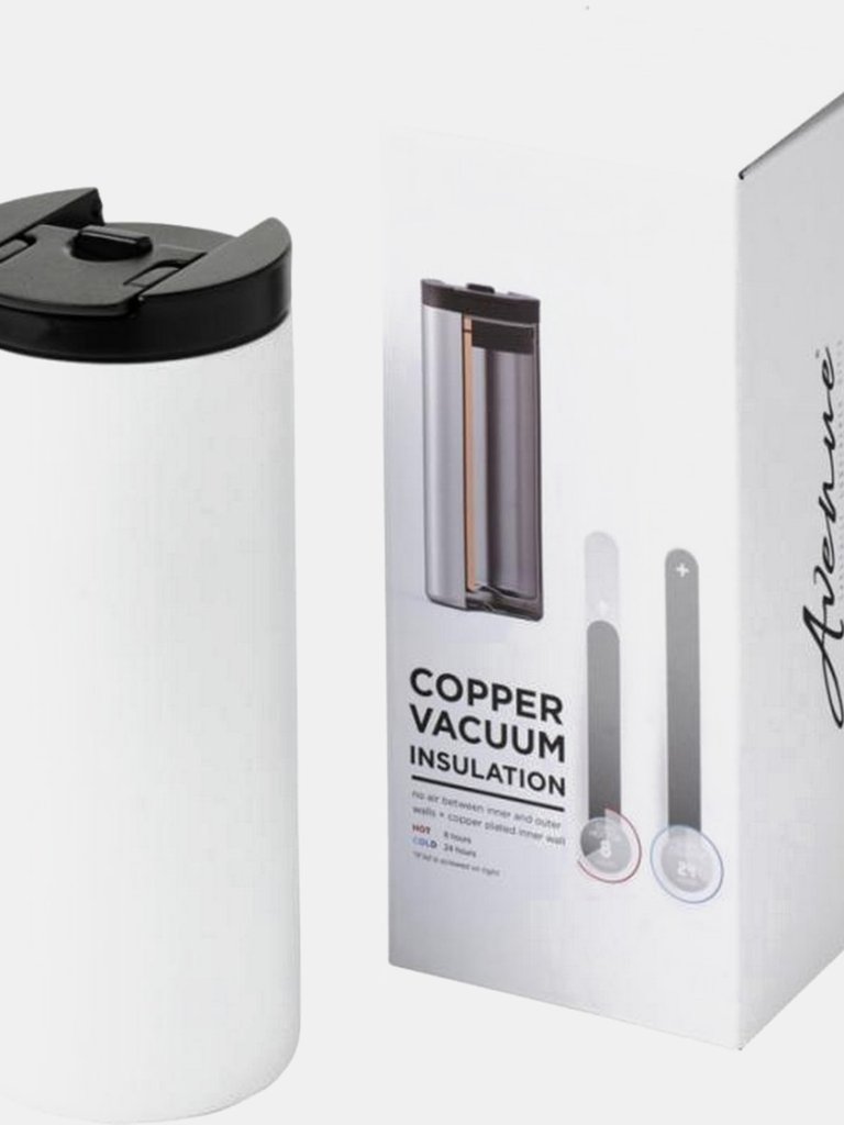 Avenue Lebou Copper Vacuum Insulated Tumbler (White) (One Size)