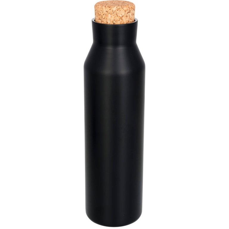 Avenue Norse Copper Vacuum Insulated Bottle With Cork (Black) (One Size) - Black