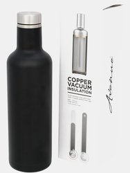 Avenue Pinto Copper Vacuum Insulated Bottle (Black) (One Size)