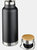 Avenue Thor Copper Vacuum Insulated Sport Bottle (Solid Black) (One Size)