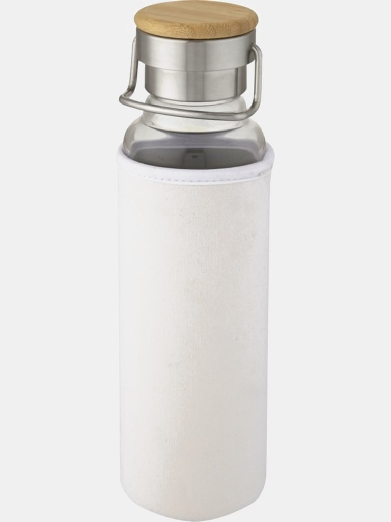 Avenue Thor Glass Water Bottle - White