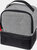 Dual Cube Lunch Cooler Bag (Solid Black/Graphite) (One Size) - Solid Black/Graphite